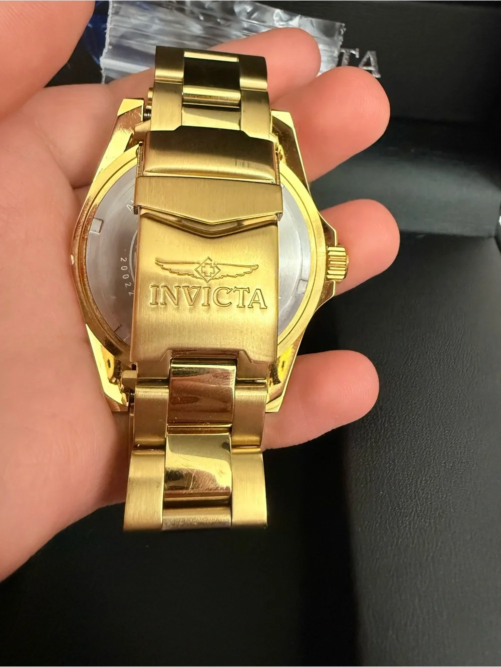 Invicta Gold Tone Rainbow Crystal Women’s Watch Limited Edition